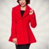 Wolljacke in rot oder schwarz