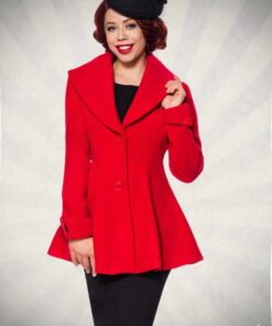 Wolljacke in rot oder schwarz