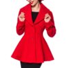 Wolljacke in rot oder schwarz