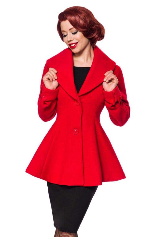 Wolljacke in rot oder schwarz