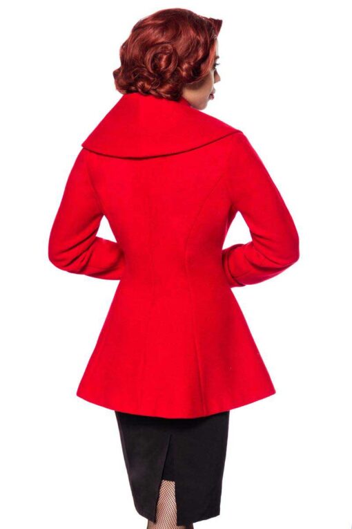 Wolljacke in rot oder schwarz